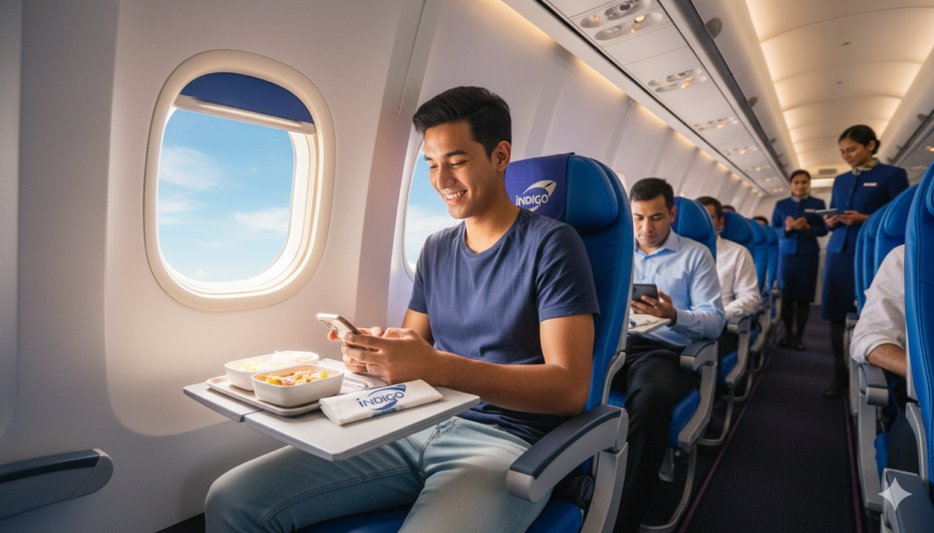 IndiGo Inside Flight: Cabin Features, Seating & Food Guide (2026) IndiGo Inside Flight